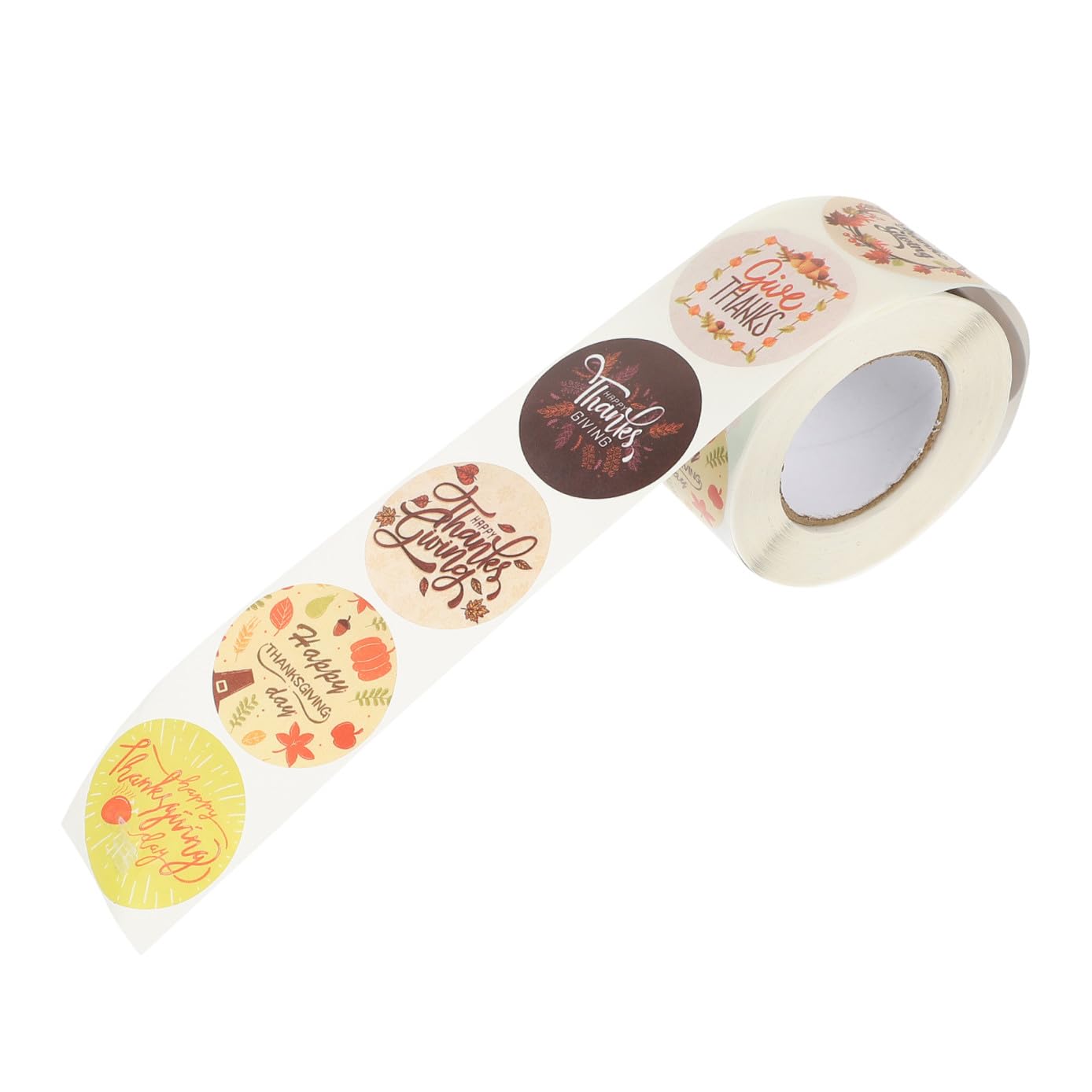 STOBOK 3rotoli Adesivi Decorativi Per Buste Di Ringraziamento Rotondi Autoadesivi Stile Adorabile Perfetti Per Carte Pacchi e Regali Confezione