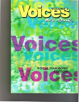 Paperback Voices as One, Vol. 2, Vocal/Harmony Edition Book