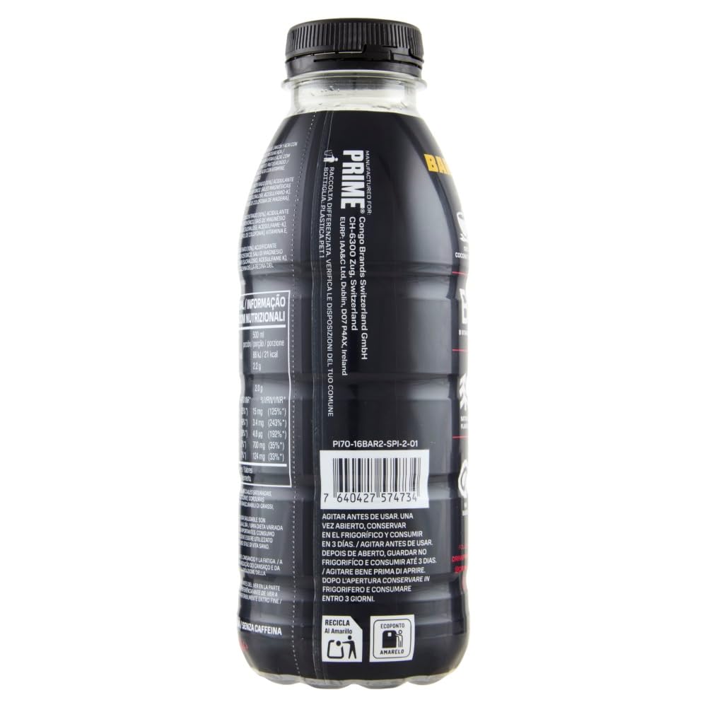 Italian Gourmet Barcelona Bevanda Drachenfrucht Açaí zuckerfrei, 12 x 500ml | Erfrischungsgetränk con vitamine, Kalium und Magnesium; gusto fruttato, ideale, Gesamtnettogewicht 6 L + Kostenlos Polpa 400g