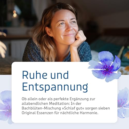 Murnauers Bachblüten Schlaf Gut Tropfen 20 ml | Ruhe und Entspannung | Mit Original Bachblüten nach Edward Bach aus England