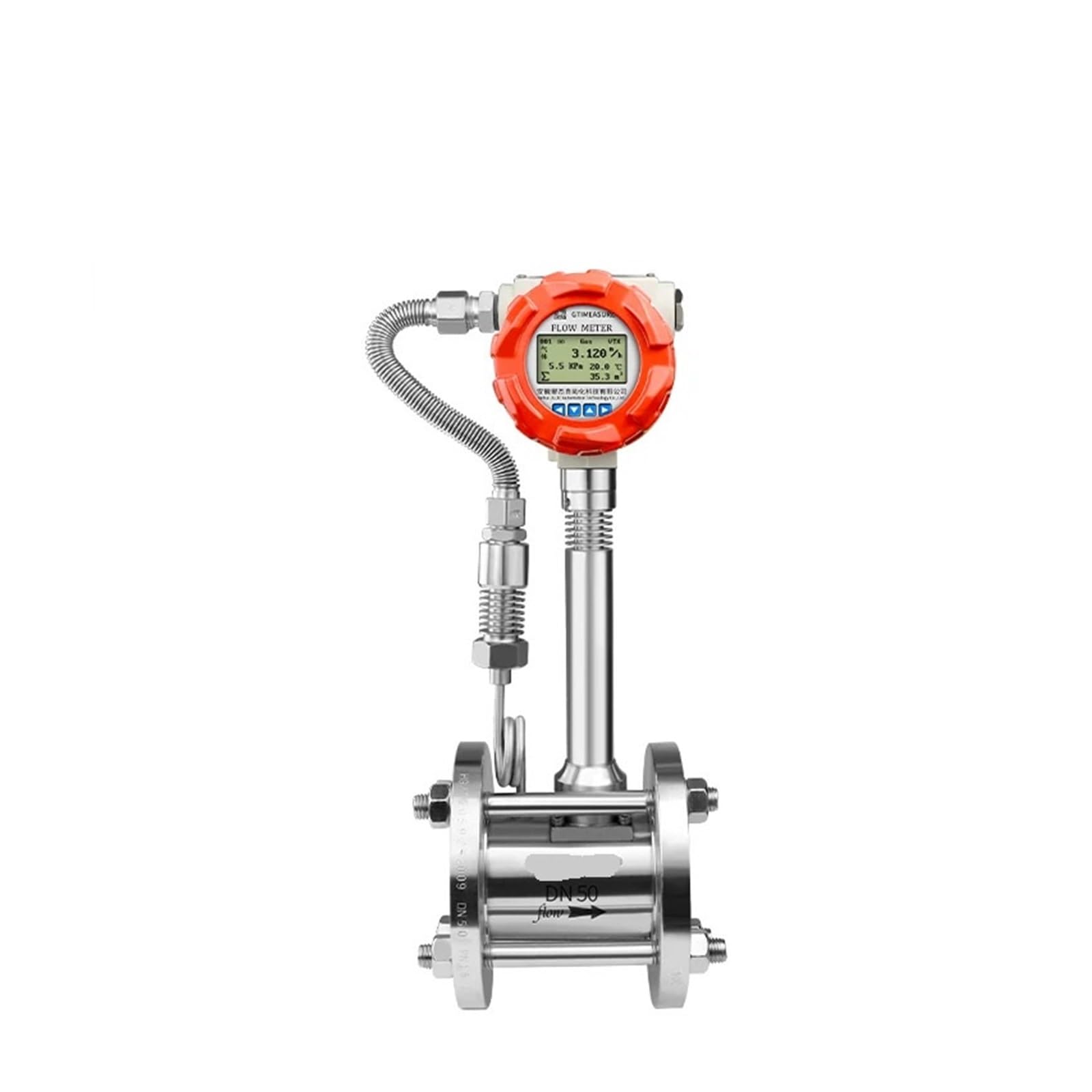 KSZHZYMGX Vortex flow meter SS304 material 4-20mA RS485(DN25)