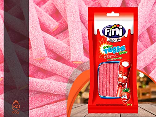 Fini Tubes Morango Cítrico 80G