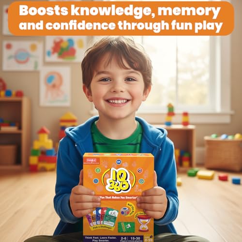 Image of Exhale Creative Activity Kits for Kids - Art & Craft, Jungle Explorer Game, Skills Play Busy Cube & Around The World Learning Game | Fun Educational Toys & Birthday Gifts for Kids (IQ 360 Trivia)