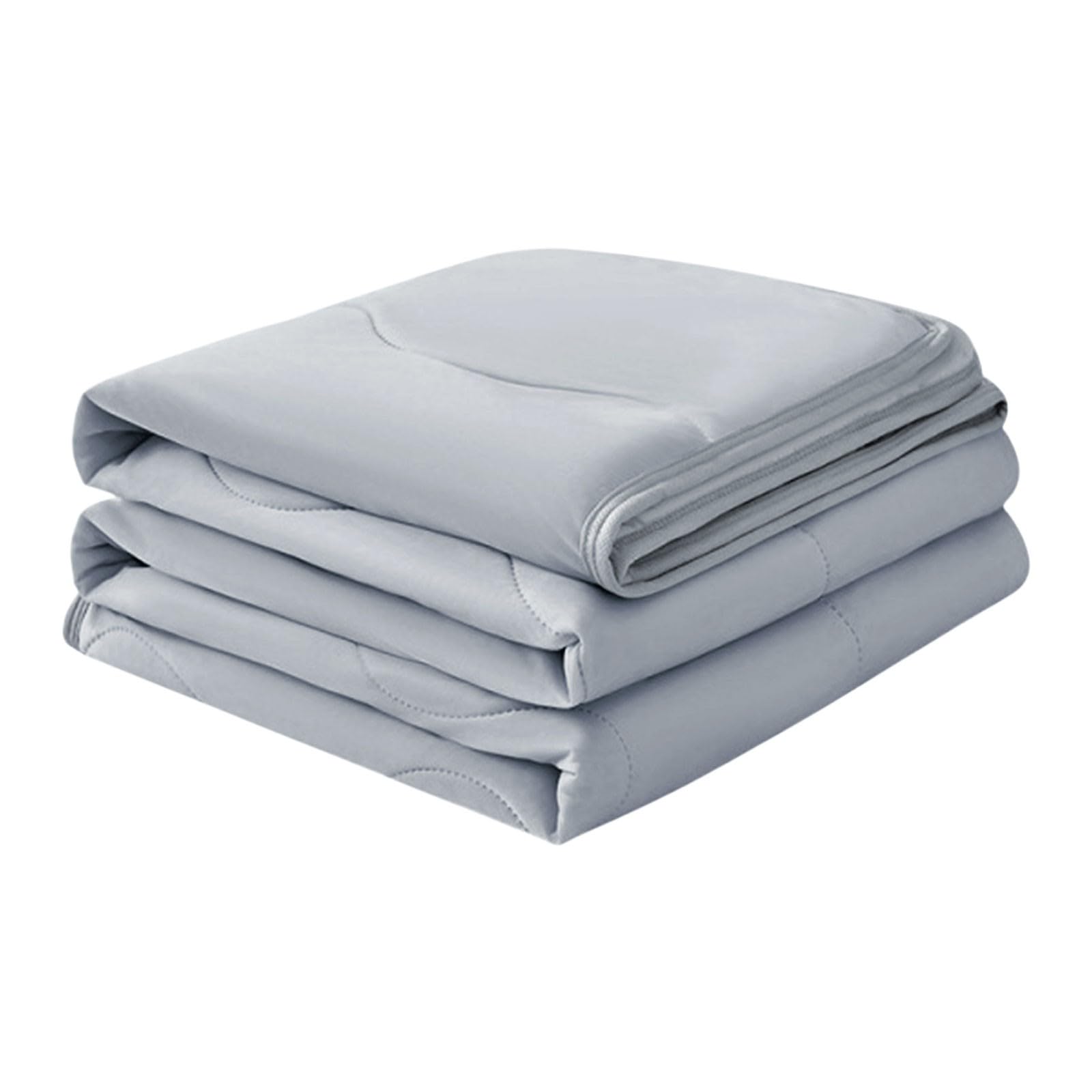 Summer Cooling Blanket for Night Sweats UK, Ice Cooling Blankets King Size Double Bed Adult Single Skin Friendly Plain Print Bed Blanket Cooler Quilt for Hot Sleepers Sweats All-Season Lightweight โ image 1