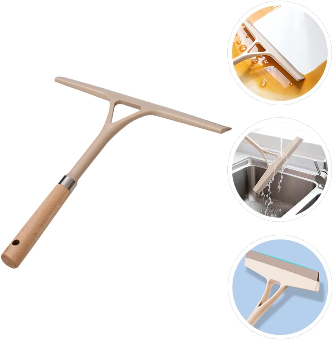 FOMIYES 1Pc Durable Window Cleaning Tool with Handle Multi Functional Bathroom Wiper Car Windshield Squeegee for Easy Cleaning Non Slip Grip for Comfort