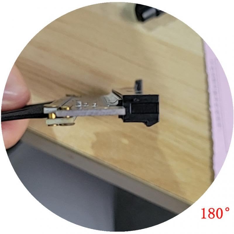 Placa posterior extensora PCIe negra y dorada para instalación de GPU con cable divisor 7