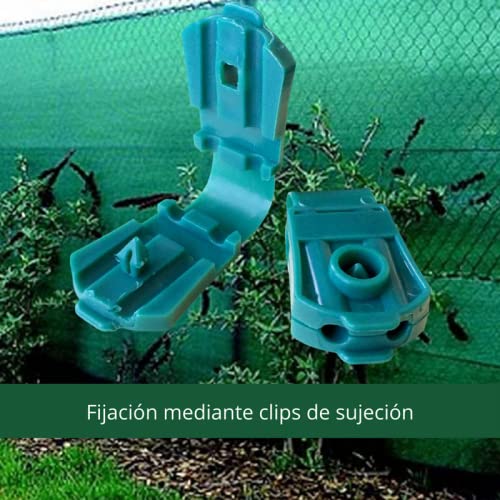 Rollo de malla de ocultación de 2x25m para obras de construcción. Grado de ocultación 70%. Protección UV, resistente y duradera. Fácil de instalar. Malla de ocultación para uso doméstico y profesional
