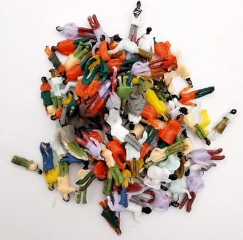 KryZaro 大容量100体セット 1:100ミニフィギュア ホワイト プラモデル ジオラマ作成専用 人型模型 鑑賞用