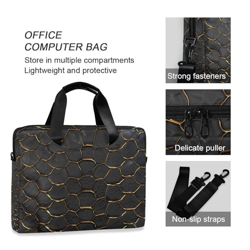 ALAZA Maletín para portátil 13-15.6 pulgadas con estampado serpiente miniatura 5
