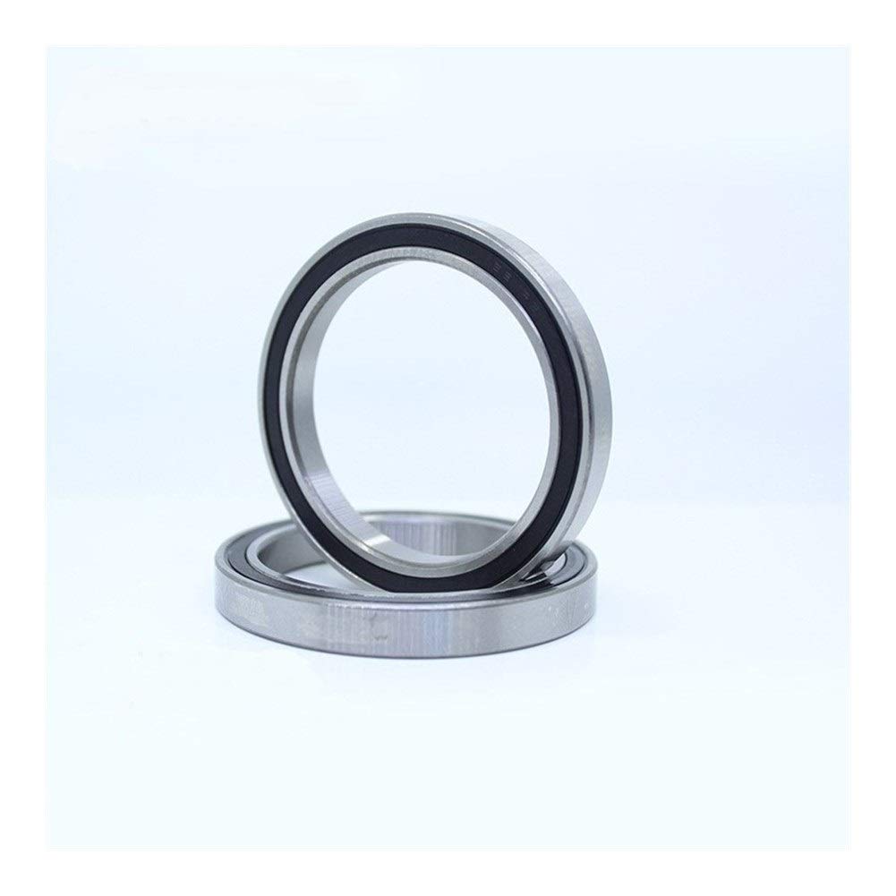 TSWASWUGP Power Transmission Products 6811-2RS Deep Groove Ball Bearing ABEC-1 55x72x9 mm Metric Thin Section Bearings 6811RS 61811RS