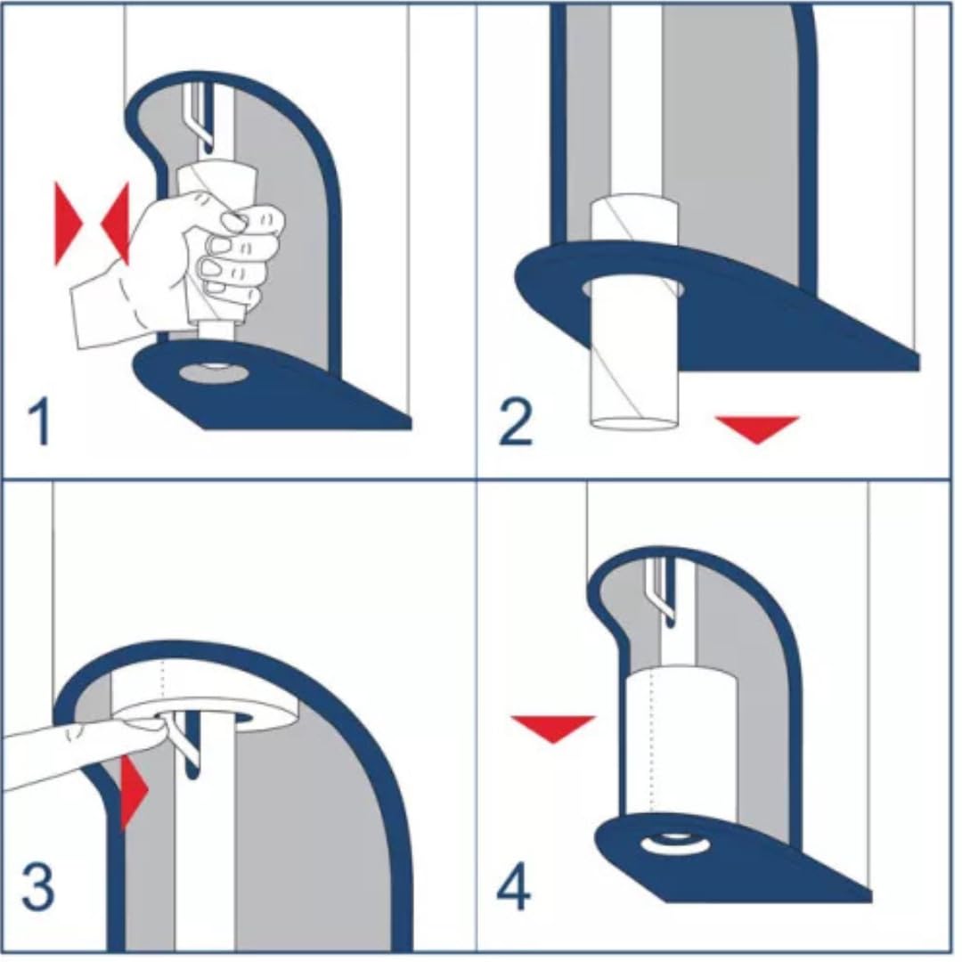 Toilettenpapierspender Paperstream für 3 Rollen (weiß)