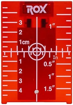 Rox 0273 Lazer  in G r n rl k Artt r c  Lazer Hedef Kart  Plakas  104x74 mm