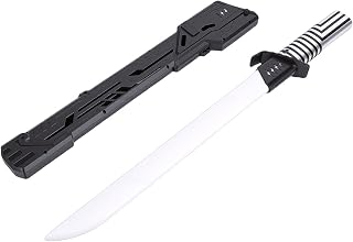 Light Up Warrior Sword, Colorful LED Light Effect, Metallic Exterior, ABS Material, Various Sound Modes, Scabbard Included, Ideal for Party Cosplay, Exhibit Displays
