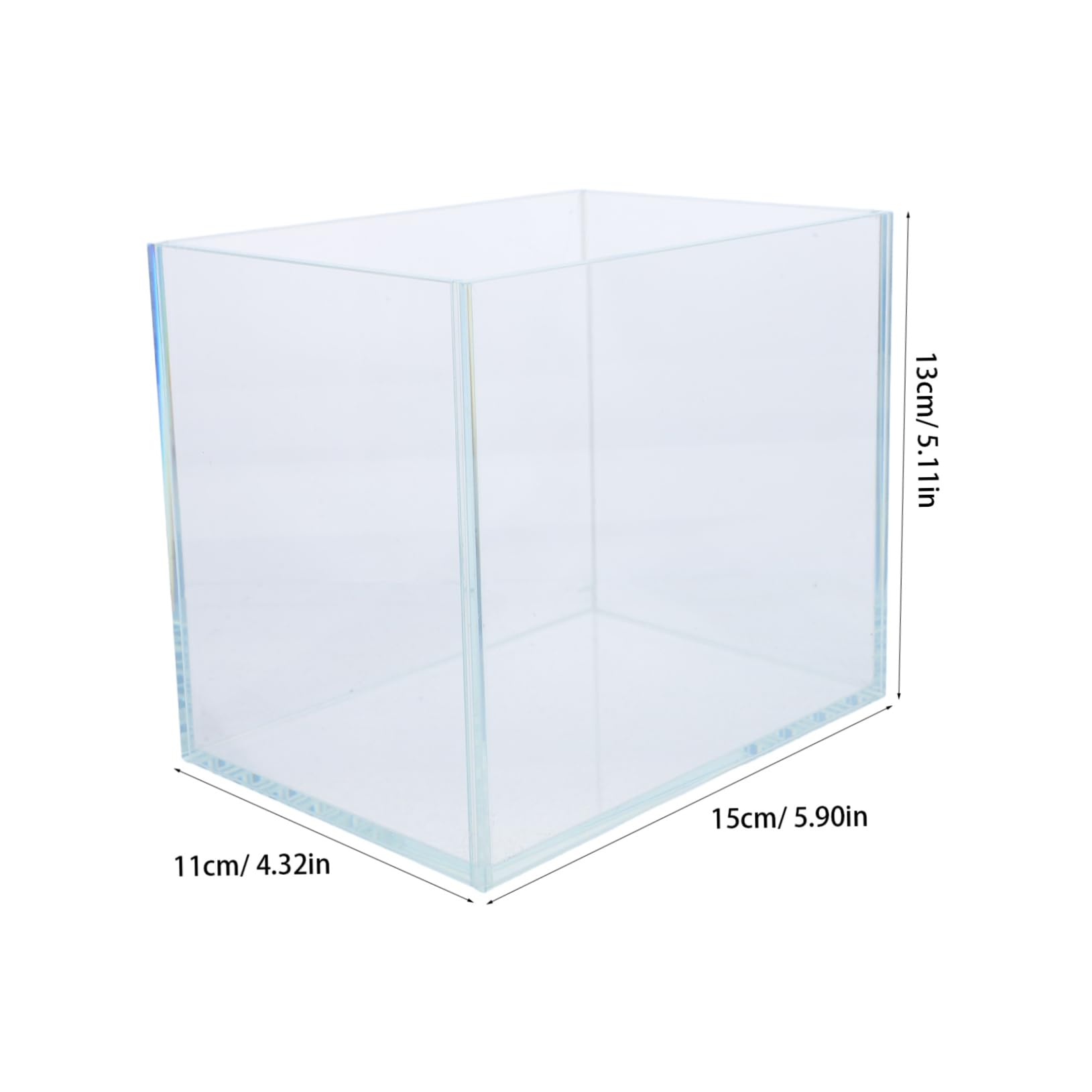 GARVALON Mini Acuario De Escritorio De Diseño Compacto para Pequeños Estilo Moderno para Oficina o para Peces Betta