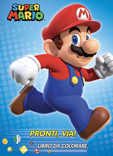 Super Mario. Pronti via! Il libro da colorare ufficiale