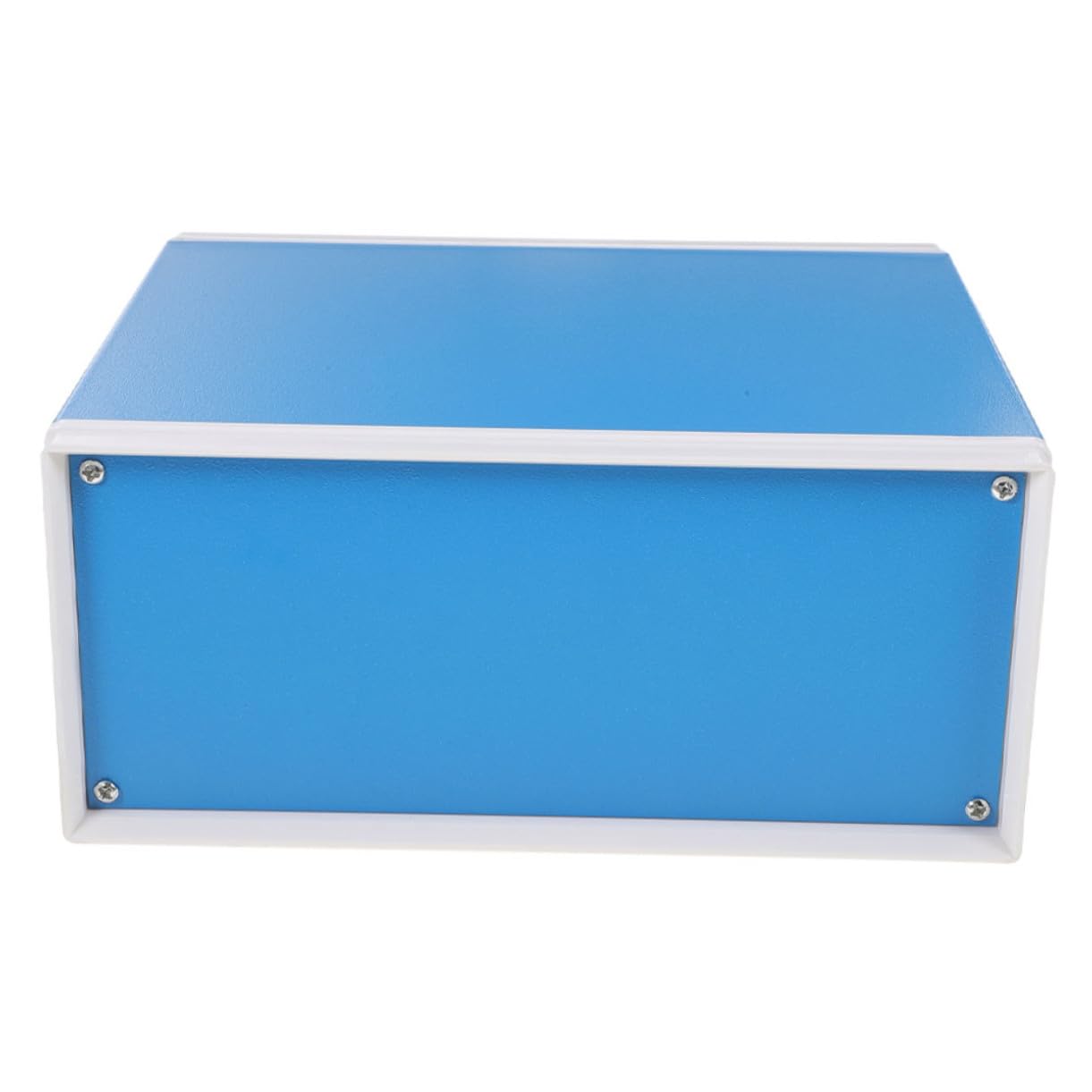 Boîtier de Projet Électronique en Métal Bleu, Vis