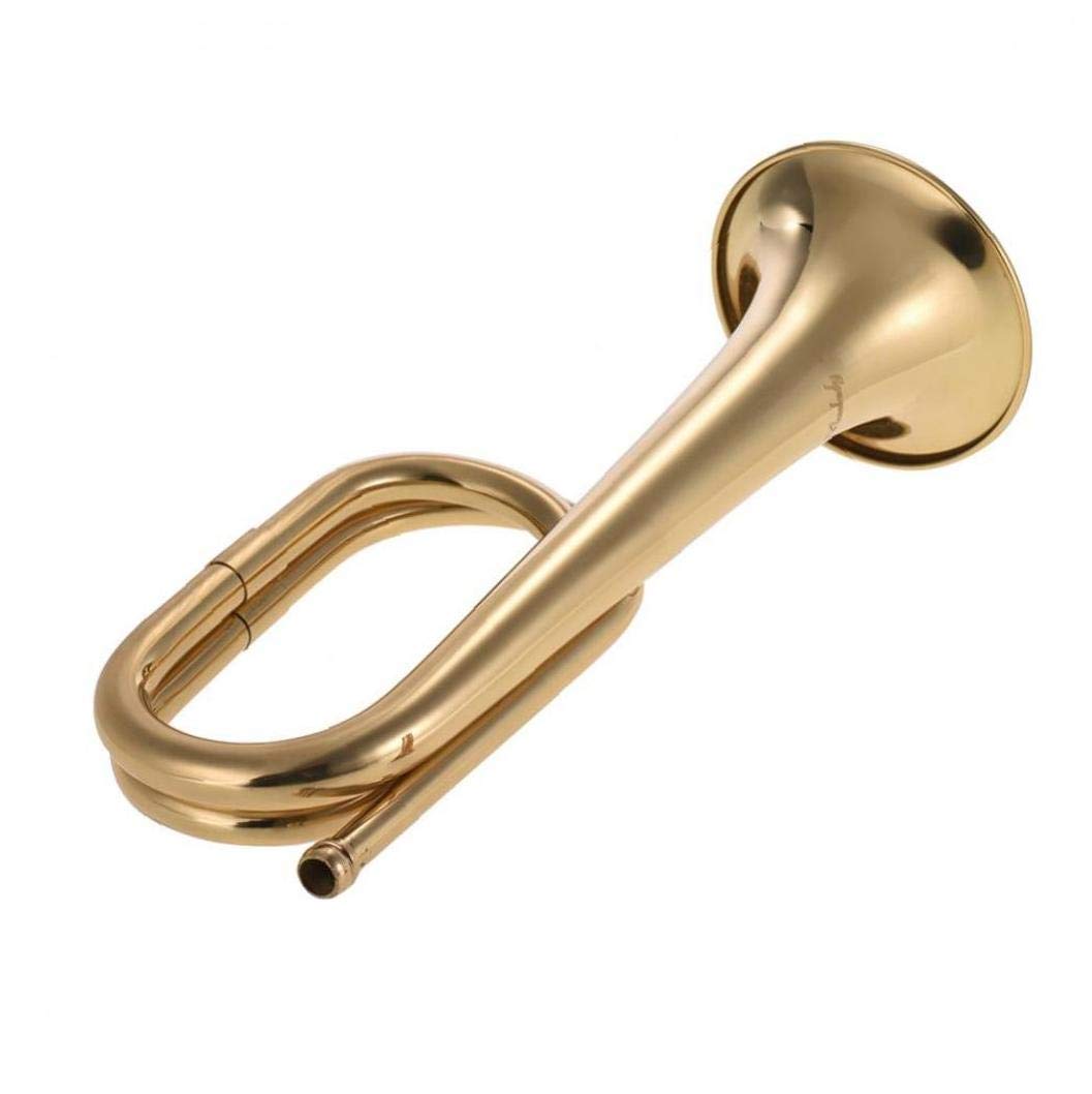 B Flat Bugle Call Trompette de cavalerie Corne Cuivre avec Embouchure for Band école