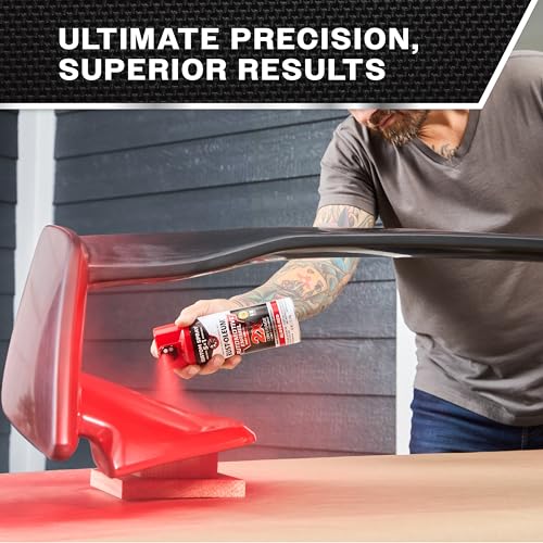 Image of Rust-Oleum 2X Automotive Enamel 5-in-1 Spray Paint, Gloss Red | Fast Dry, Adjustable Custom Spray Dial, Multi Surface (Metal, Wood, Plastic and More), Any Angle, Ultimate Coverage, 6 Pack