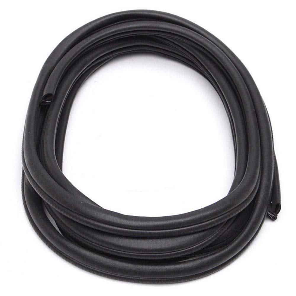 6M D Type Car Door Sealing Strip Edge Dustproof Soundproof Rubber Seal Sealing Strips Generator Cabinet Skeleton Industrial