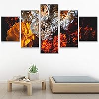 SIGNWIN 5 Panel Canvas Wall Art Modern Art for Home Decorations Ready to Hang - 60
