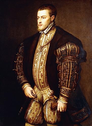 Art Reproduction Impression d'affiches Philippe II d'Espagne, portrait toile 60x90cm