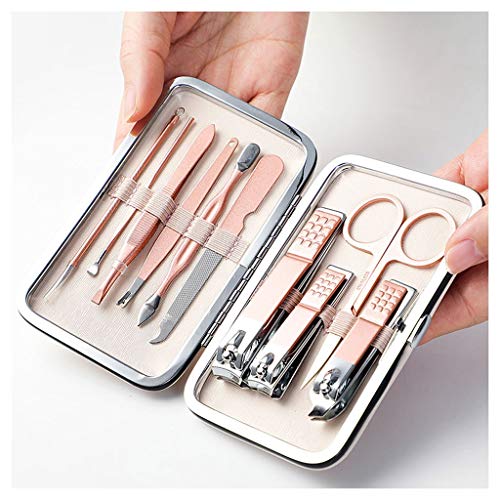 Set rose nail art en acier inoxydable pour coupe nette des ongles