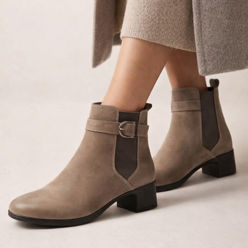 Image of FAUSTO Women Flared Heel Boots