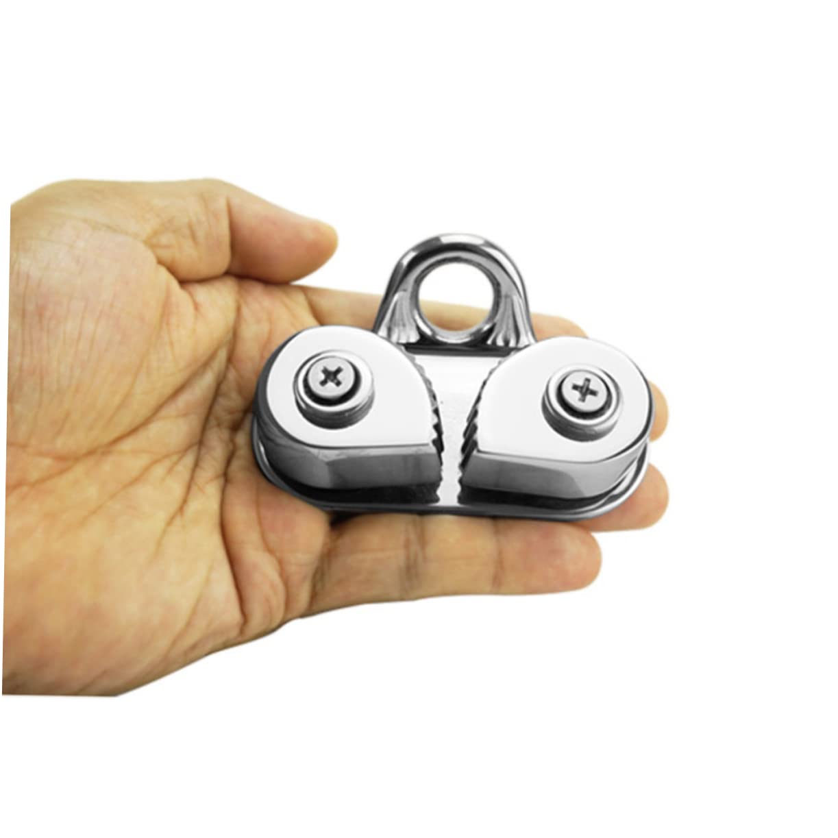 HANABASS Stainless Steel 316 Cam Cleat for Boat Deck Bow Pull up Rope Sailboat Kayak Canoe Dinghy