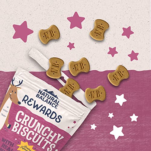 Natural Balance Limited Ingredient Rewards Crunchy Biscuits, Grain-Free Dog Treats For Adult Dogs Of All Breeds, Sweet Potato & Venison Recipe, 14 Ounce (Pack Of 1) #TOP3