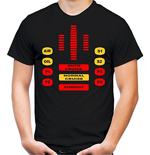Kitt Männer und Herren T-Shirt | Spruch Knight Rider Geschenk Kult (L Schwarz)