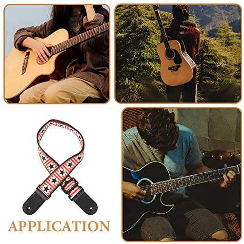 SUPVOX Bandoulière De Guitare Sangle de guitare STRAPE ÉLECTRIQUE COURRON DE GUITARE Accessoire De Guitare - Les Beatles, Paul McCartney, John Lennon, RIngo Starr, George Harrison SUPVOX Bandoulière De Guitare Sangle de guitare STRAPE ÉLECTRIQUE COURRON DE GUITARE Accessoire De Guitare – Image 8