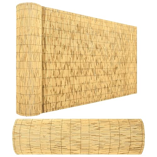 TradeXone Reed Bamboo Fence Screening Extra Thick Garden Screening Suitable Choice for Bamboo Screening Provide an Instant Solution for Outdoor Wind and Sun Protection (1.8m x 3m)
