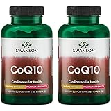 Swanson CoQ10 Cardiovascular Brain Energy and Heart Health Antioxidant Support Supplement 200 mg 90...