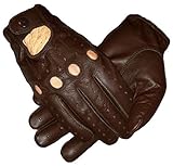 Men's Leather Driving Costume Cosplay Fashion Gloves Genuine Top Quality Leather-Free Returns