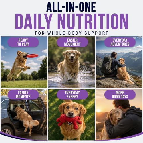 25-in-1 Dog Vitamins and Supplements, Dog Multivitamin Chews w/Glucosamine - Image 5