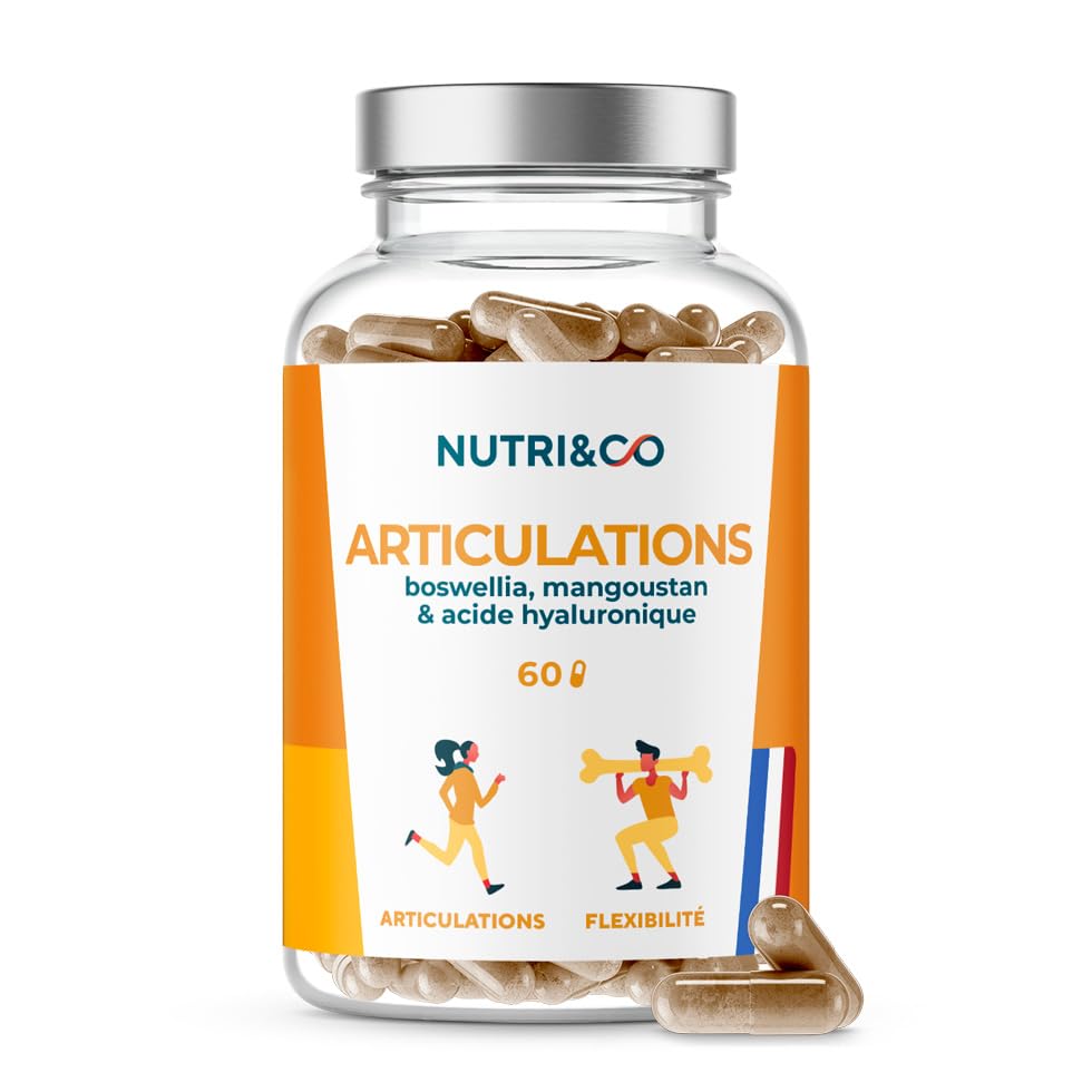 NUTRI & CO Formule Articulations 2en1 - Confort Articulaire & Protection Os, Car