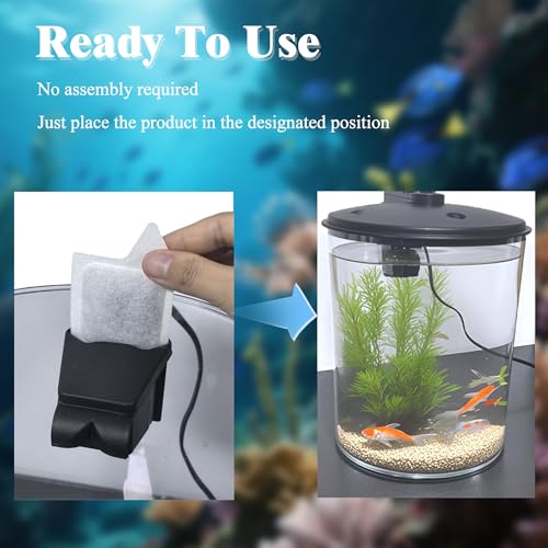 Image of NEWKE 10Pcs XS Filter Cartridges for Tetra Whisper Extra Small Tanks Filter | Extra Small Activated Carbon Replacement Cartridge for Aquarium Kits up to 3 Gallons, Natural Coconut Shell Activated Carbon