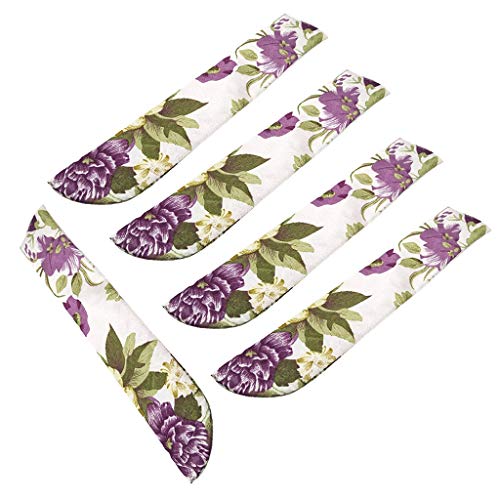 Serenable 5pcs Saco De Ventilador De Mão Dobrável Chinês Bolsa à Prova De Poeira Bolsa Capa Bolsa De