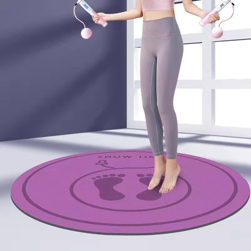 Springseilmatte TPE 58x58cm - Rutschfeste Fitnessmatte Für Indoor & Outdoor