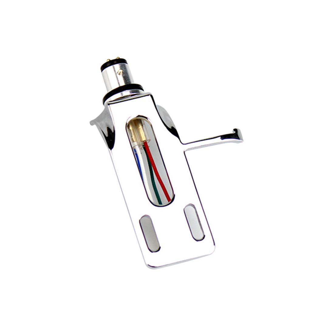 Phono Cartridge Unit Turntable Headshell for Turntables Record Player Direct-Drive Turntable Zinc Alloy