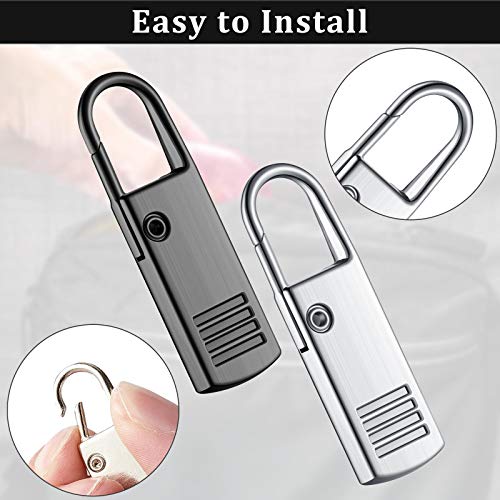 image for Chuangdi 12 Pieces Zipper Pull Replacement and 12 Pieces Luggage Zippe