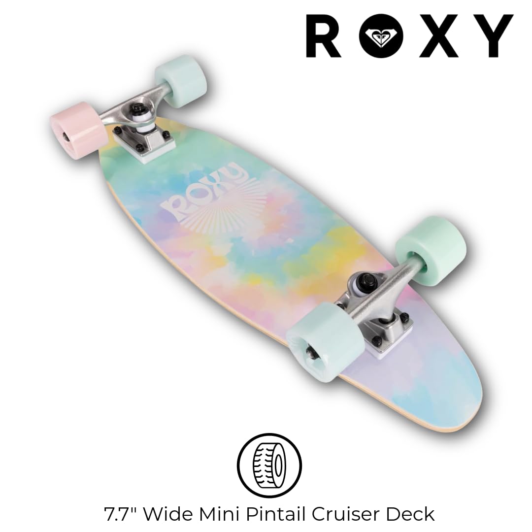 Amazon.com: Roxy Mini Pintail Cruiser Skateboard for Girls – 25
