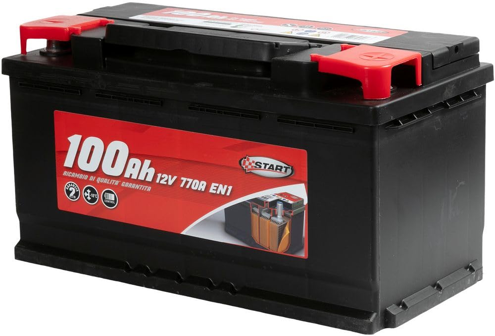 Start Batteria Auto 100AH 12V 770A polo positivo destro cassetta L5