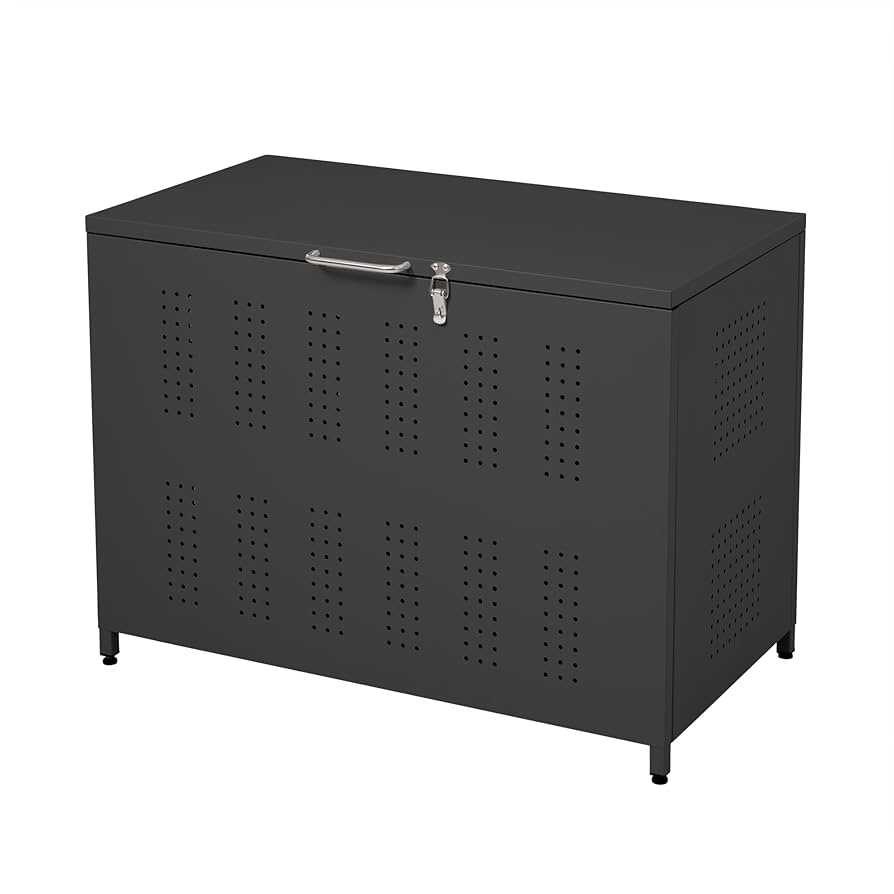 値下げ！屋外ゴミ収納庫　サビに強い210L 新品未開封 Amazon | 【ホワイト】OSJ 屋外ゴミ収納庫 ゴミ箱 容量210L 屋外