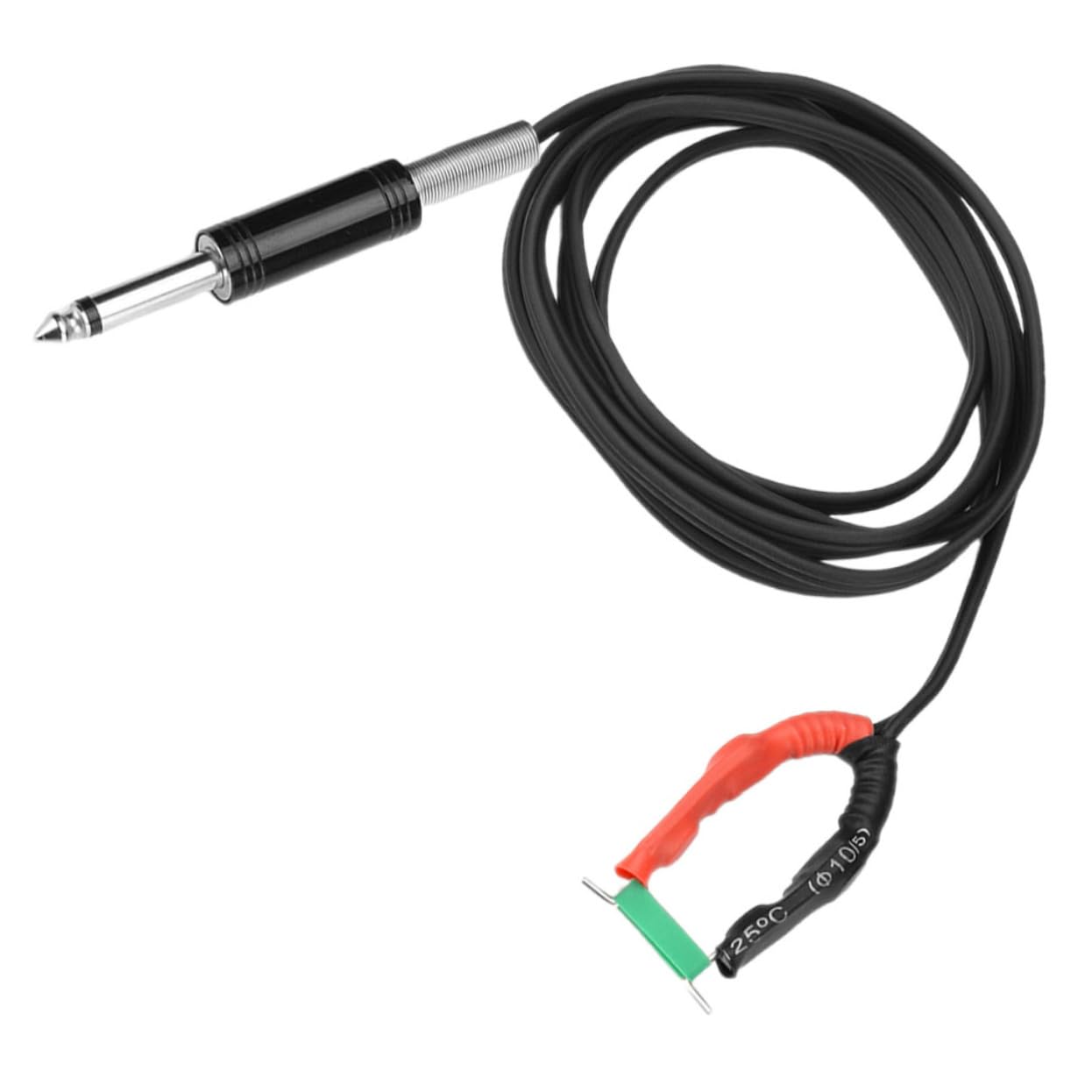 PACKOVE Hochflexibles Silikon Clip Kabel mit Doppeltem Kern Hohe Elastizität und Langlebige Stahlplatte für Tätowierstift Geeignet zum Tätowieren mit Einzigartigem Hakendesign
