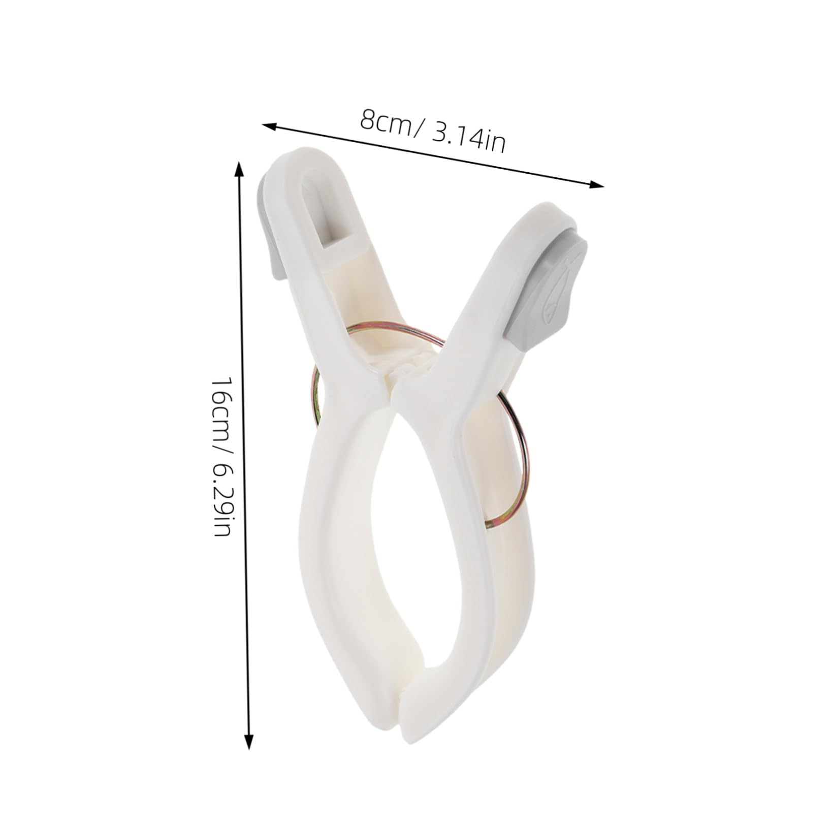 8 Piezas Clips para Ropa de Plástico Antideslizantes Pinzas Multifuncionales para Fijar Edredones Sábanas y Cortinas Resistentes al Viento Sujetadores para Secado Exterior