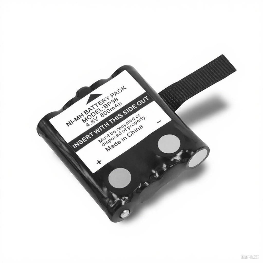 Lot de 2 batteries Ni-MH BP-38, 4,8 V 800 mAh, taille AAA, compatibles avec les radios bidirectionnelles Motorola T4 T5 T6 T7 T8 T50 T60 T80 BP-38 BP-40 BT-1013 BT-537 60Q135001 PMPN4023A