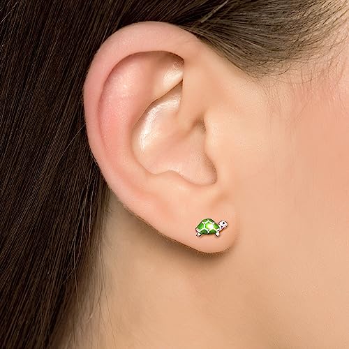 925 Sterling Silver Children's Cute Animal Stud Earrings3