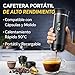 Imagen de cafetera Portatil Capsulas compatible con Nespresso Dolce Gusto y Café Molido