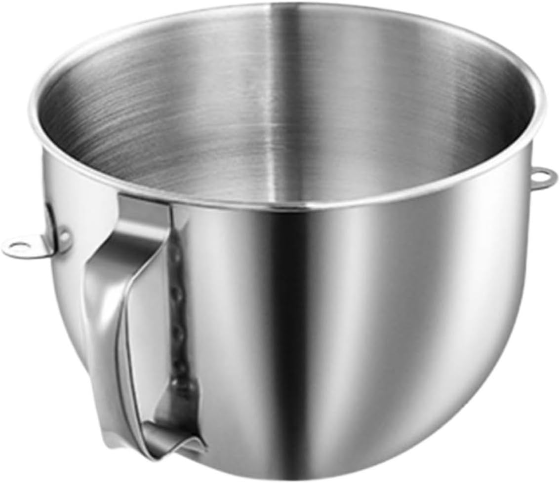 blender parts & accessories, AC52-7QT Stainless Steel Mixer Bowl,Compatible For Kitchenaid 7QT Tilt-Head Mixers KSM70SKXXV8 KSM70SKXXCA KSM70SKXXBK With Handle,for replacement